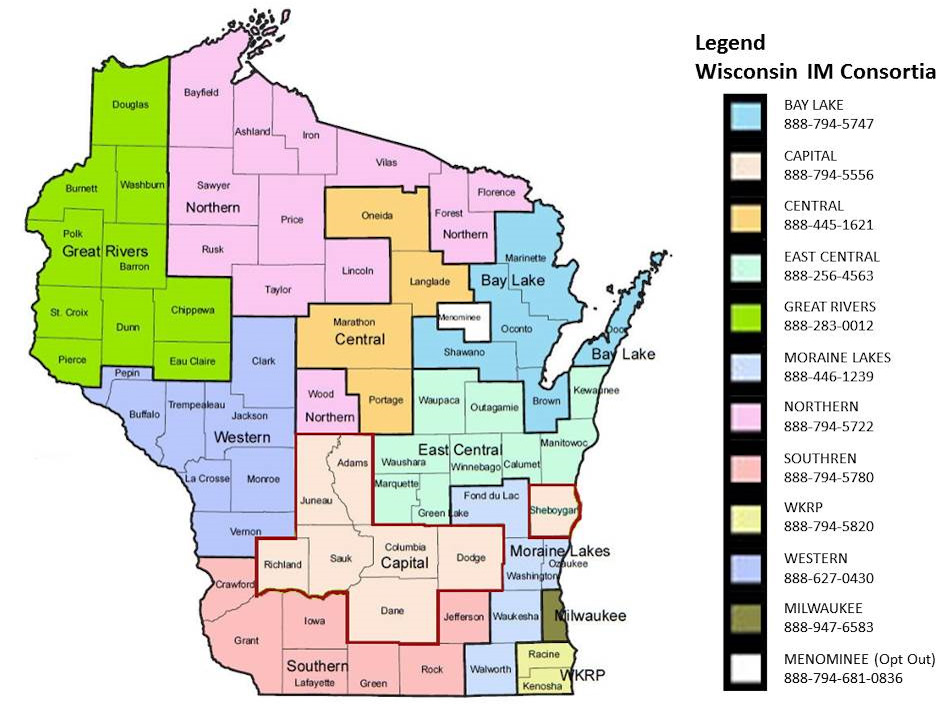 Consortia Map